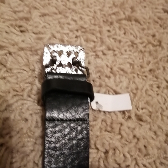 New womwn Belt with Bling Bling Black l-Xl - Picture 3 of 6